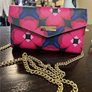 Trina Turk Vibrant Pink and Black Crossbody